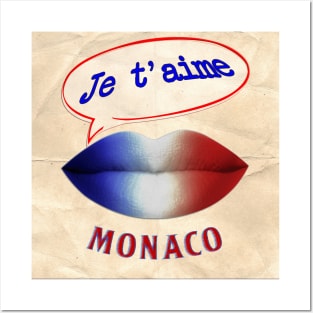 FRENCH KISS JETAIME MONACO Posters and Art